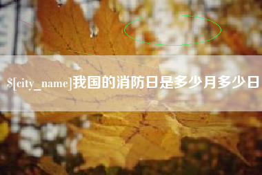 昌吉我国的消防日是多少月多少日