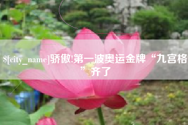 昌吉骄傲!第一波奥运金牌“九宫格”齐了