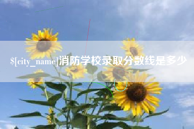 昌吉消防学校录取分数线是多少