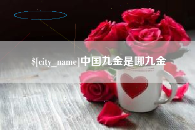 昌吉中国九金是哪九金