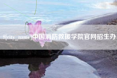 昌吉中国消防救援学院官网招生办