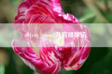 昌吉九宫排除法