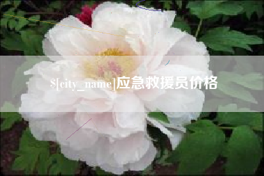 昌吉应急救援员价格