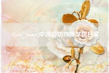 昌吉中国消防救援学院日常