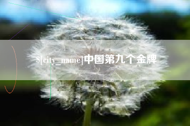 昌吉中国第九个金牌