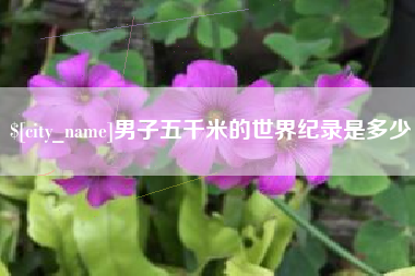 昌吉男子五千米的世界纪录是多少
