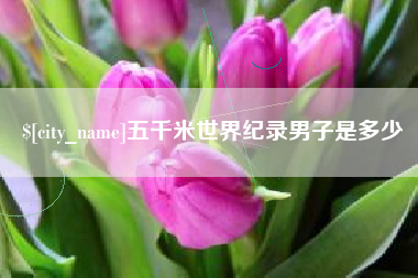 昌吉五千米世界纪录男子是多少