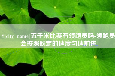 昌吉五千米比赛有领跑员吗-领跑员会按照既定的速度匀速前进