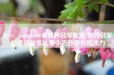 昌吉5000米世界冠军配速-世界冠军们往往能在比赛中巧妙地分配体力