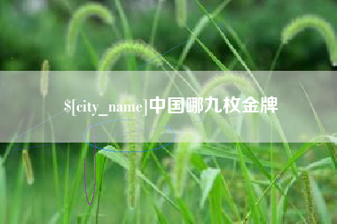 昌吉中国哪九枚金牌