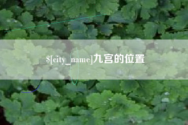 昌吉九宫的位置