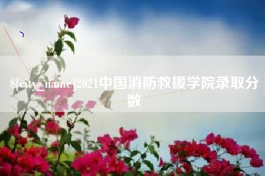 昌吉2021中国消防救援学院录取分数