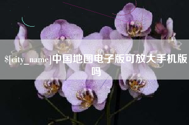 昌吉中国地图电子版可放大手机版吗